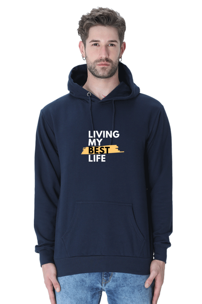 Hoodies Essential living my best life hoodies heavyweight