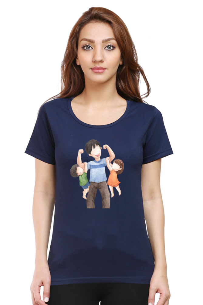 printed t shirts for women dad daughter son printed t shirts womens