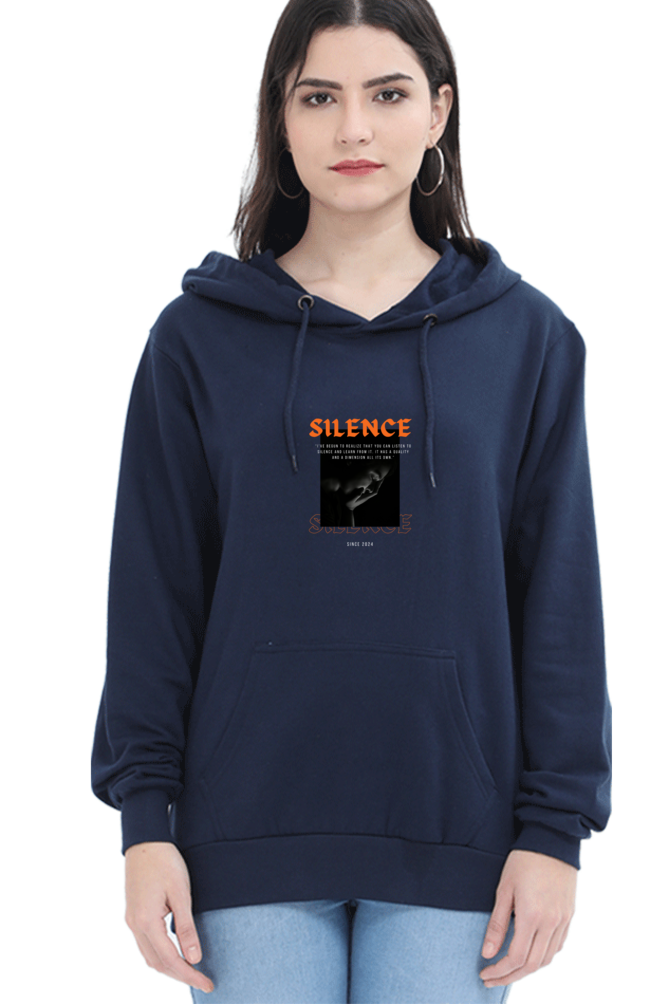 hoodies for women silence printed hoodies for women