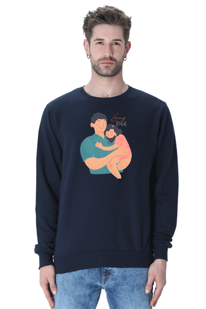 sweatshirts for men loving dad sweatshirt printed