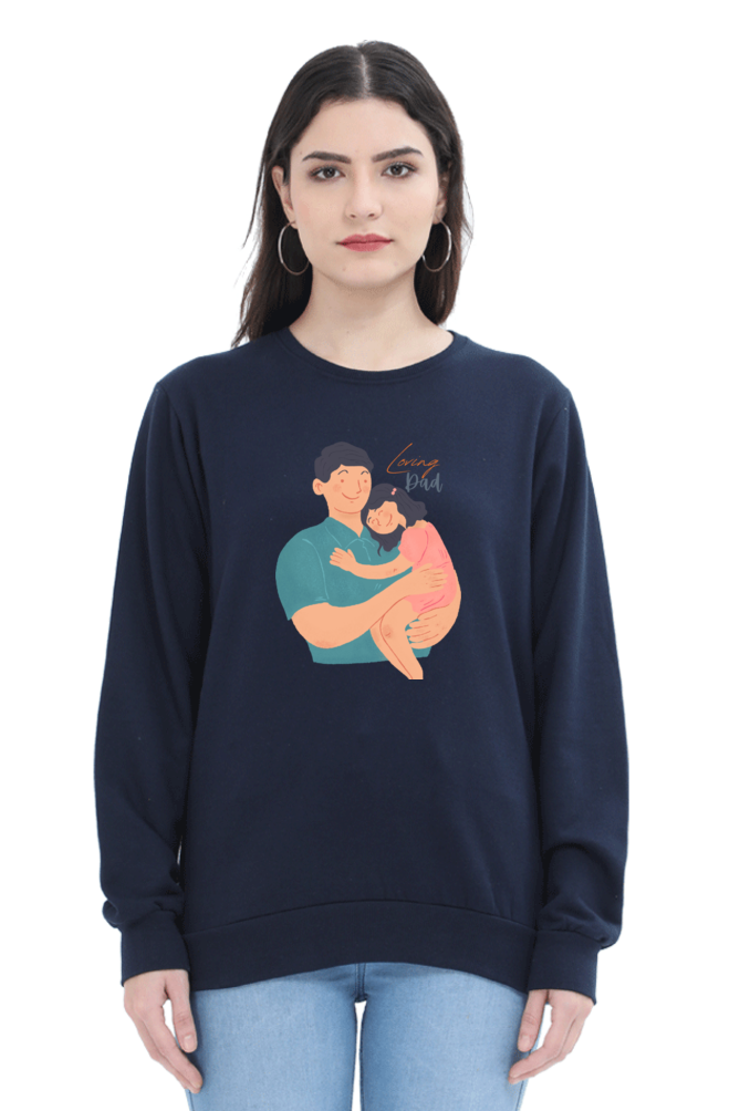 sweatshirts for women loving dad womens sweatshirts