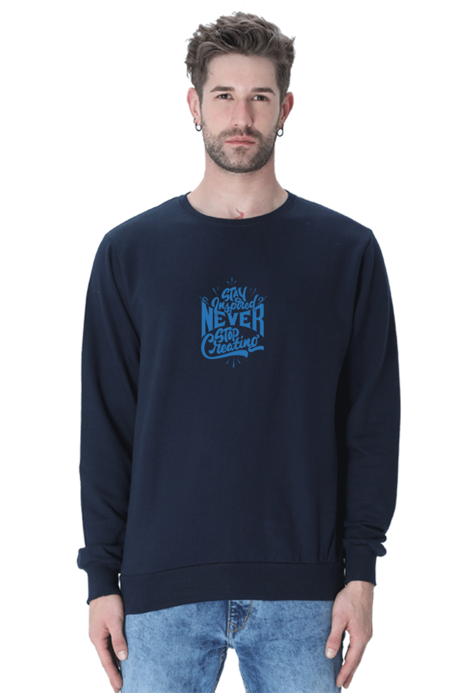 sweatshirts for men stay inspired printed sweatshirts for men