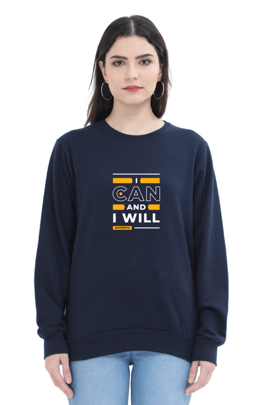 sweatshirts for women i can & i will womens sweatshirts red