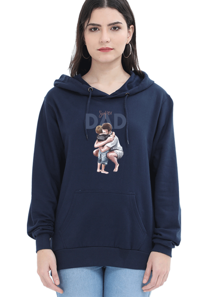 hoodies for women's super dad hoodies for women white