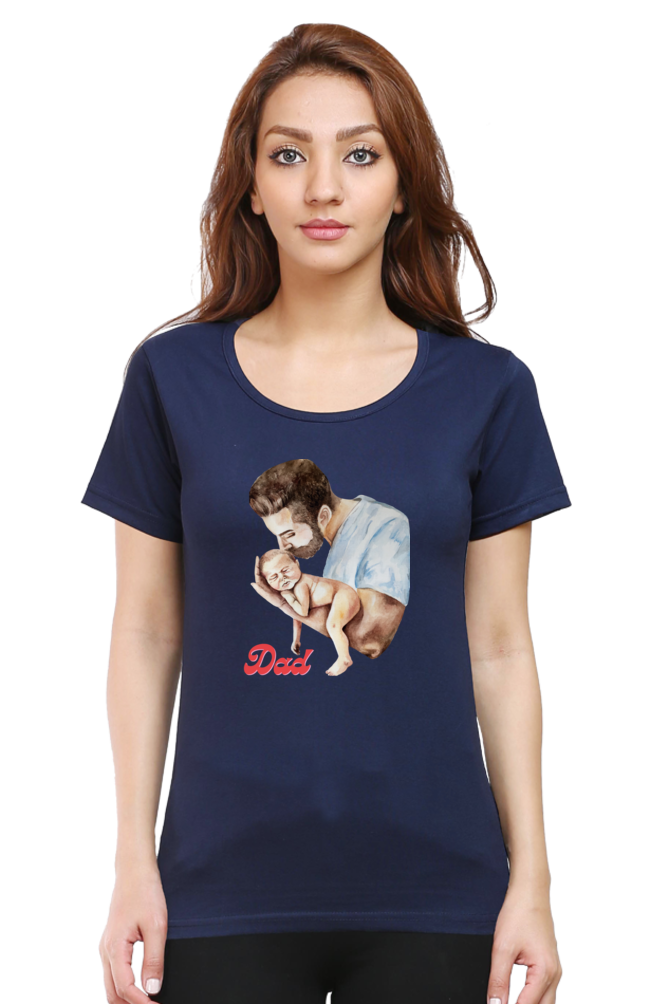 printed t shirts for women dad printed t shirts white