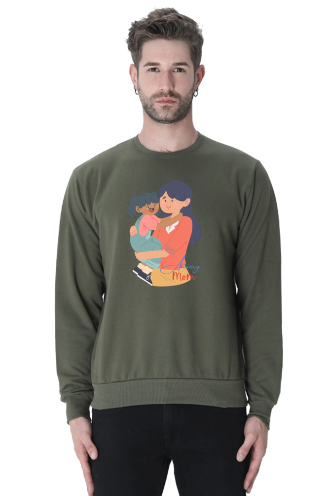 sweatshirts for men amazing mom printed sweatshirts for men