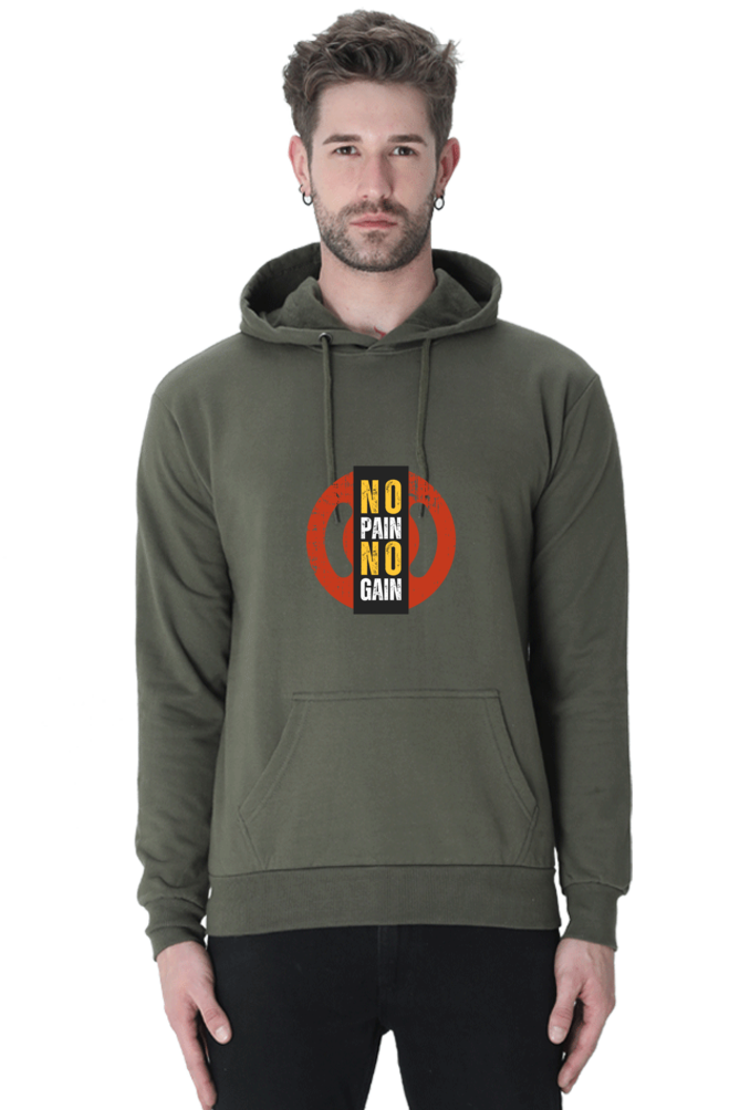 Hoodies Essential no pain no gain Printed Hoodies