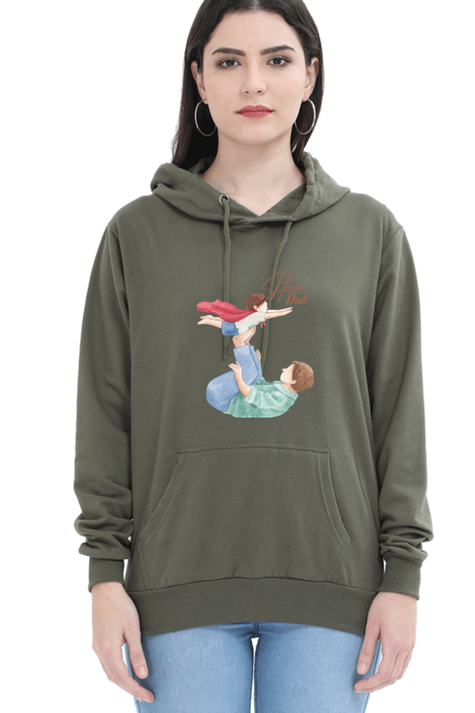 hoodies for women's heroic dad hoodies for women white