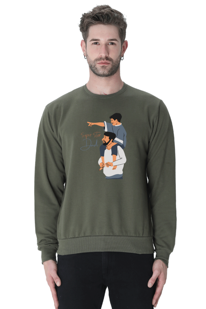 sweatshirts for men super hero dad mens printed sweatshirts