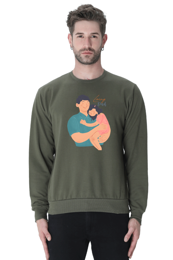 sweatshirts for men loving dad sweatshirt printed