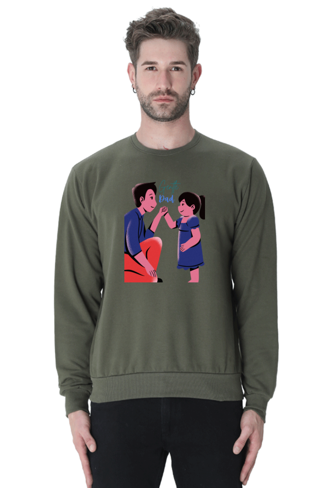 sweatshirts for men great dad printed sweatshirts for men