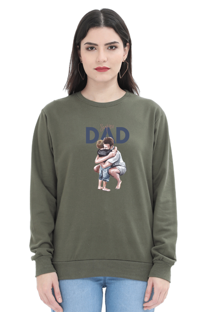 sweatshirts for women super dad black sweatshirt women