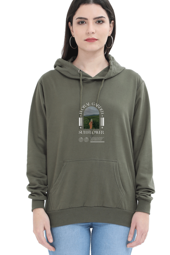 hoodies for women's floral garden hoodies for women