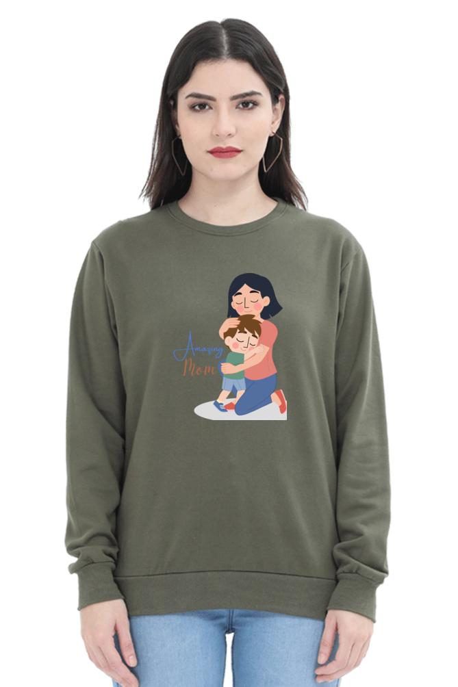 sweatshirts for women amazing mom sweatshirts for women white