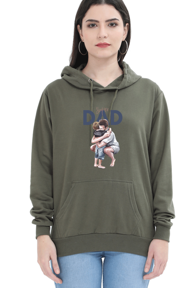 hoodies for women's super dad hoodies for women white