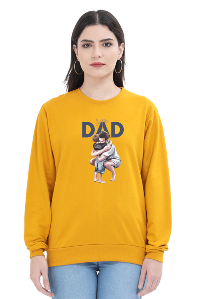 sweatshirts for women super dad black sweatshirt women