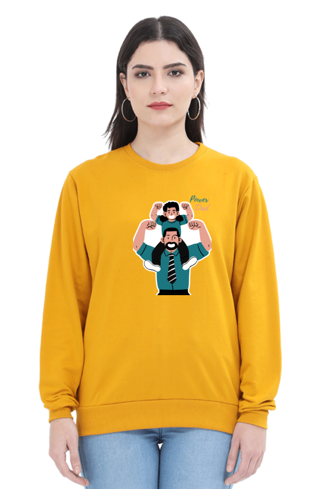 sweatshirts for women power dad sweatshirts for women white