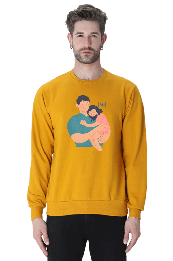 sweatshirts for men loving dad sweatshirt printed