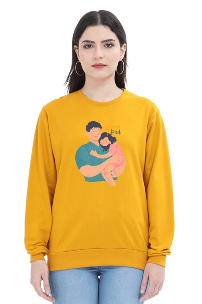 sweatshirts for women loving dad womens sweatshirts