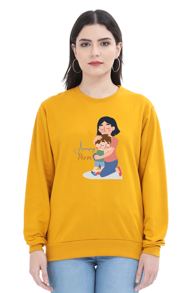 sweatshirts for women amazing mom sweatshirts for women white