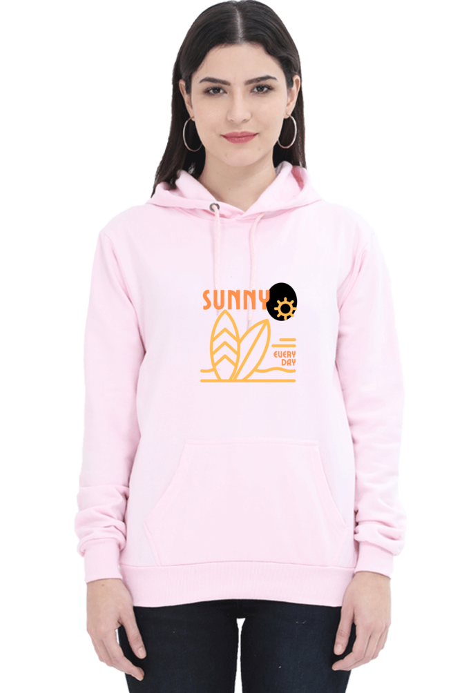 hoodies for women sunny printed hoodie