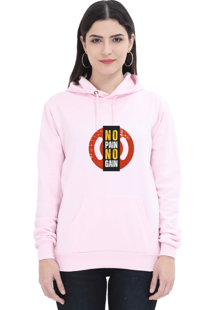 hoodies for women's no pain no gain hoodies for women grey