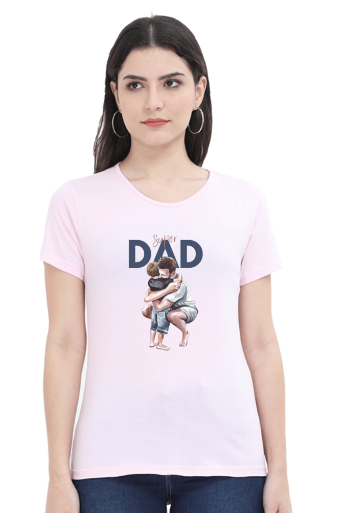 printed t shirts for women super dad printed t shirts ladies