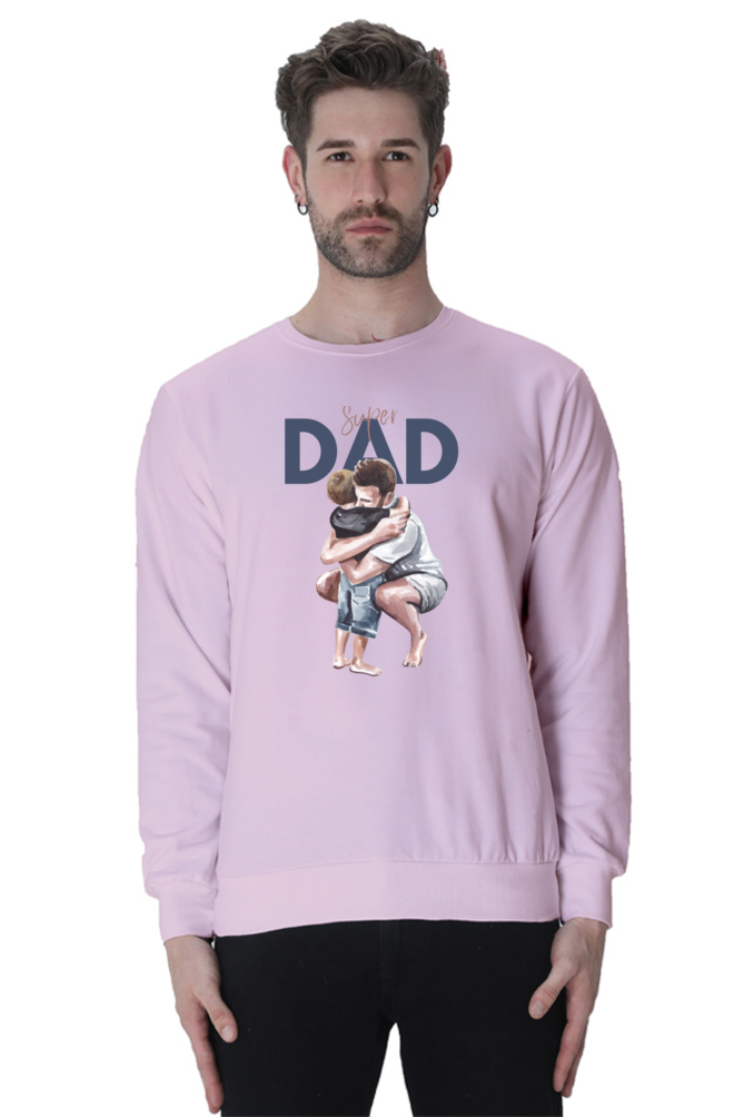 sweatshirts for men super dad sweatshirts for men white