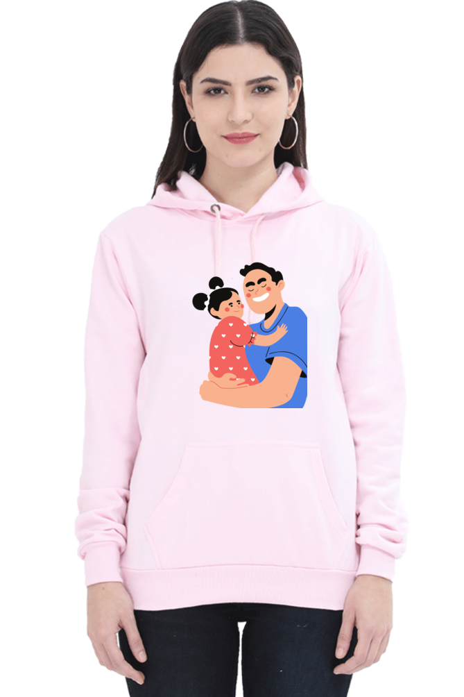 hoodies for women's dad and daughter printed womens hoodies