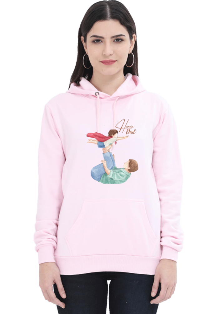 hoodies for women's heroic dad hoodies for women white