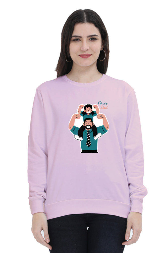 sweatshirts for women power dad sweatshirts for women white