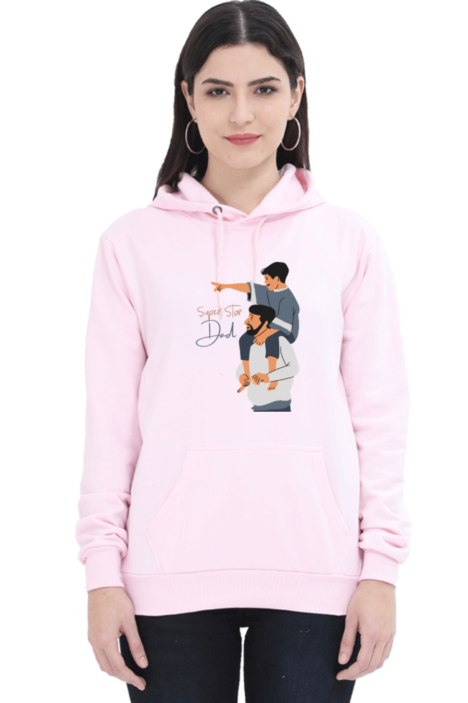 hoodies for women's super star dad hoodies for women white