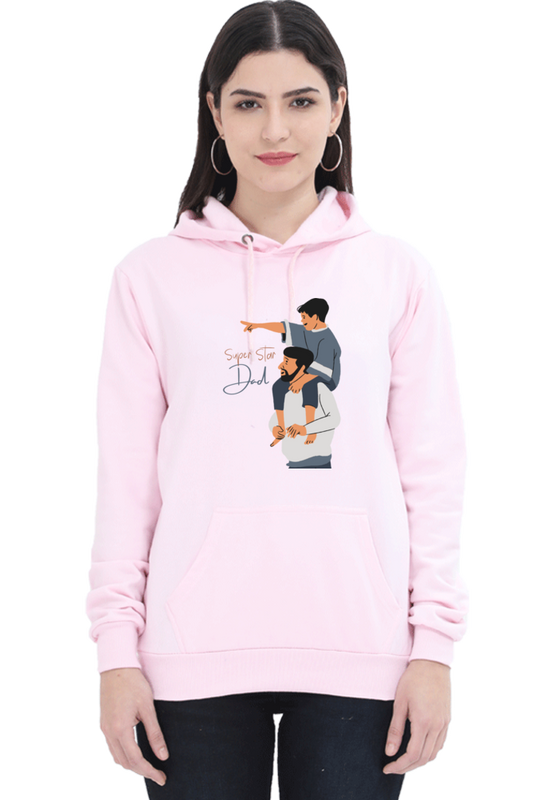 hoodies for women's super star dad hoodies for women white