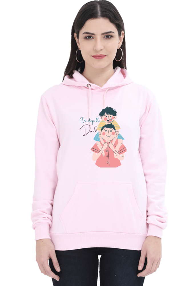 hoodies for women's unstoppable dad hoodies for women pink