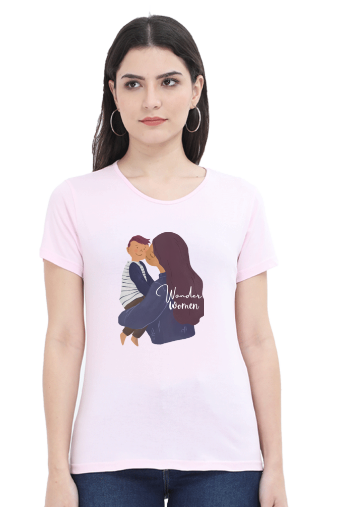 printed t shirts for women  wonder women printed t shirts white