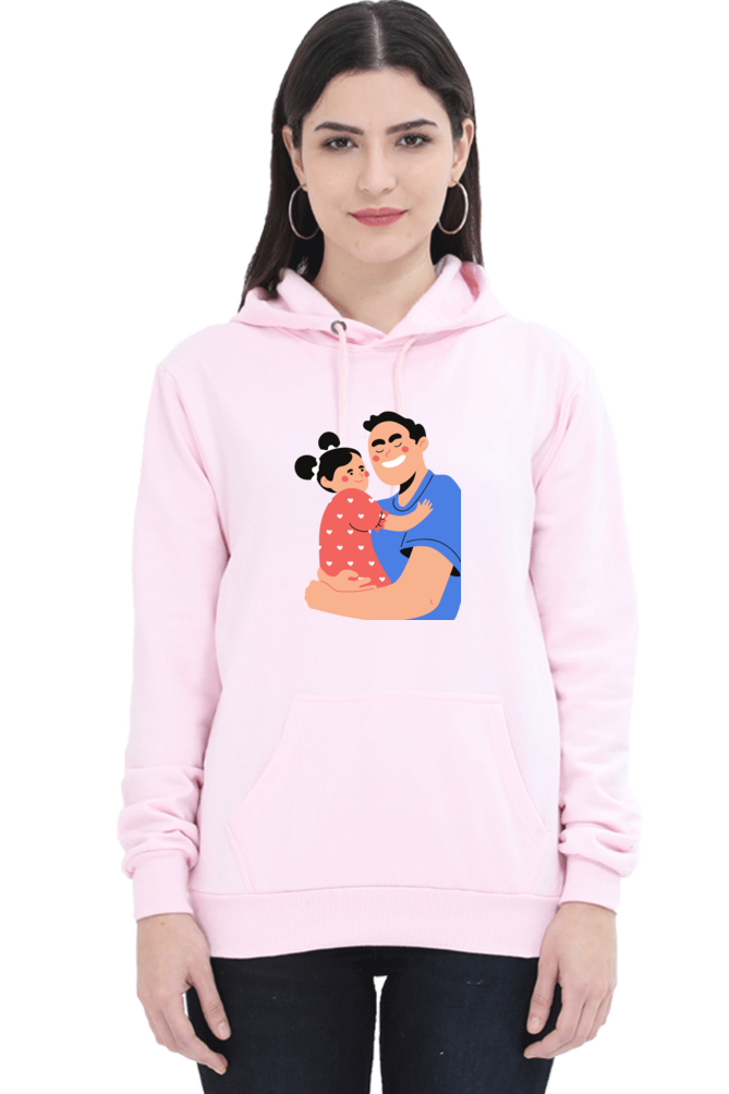 hoodies for women's dad and daughter printed hoodie