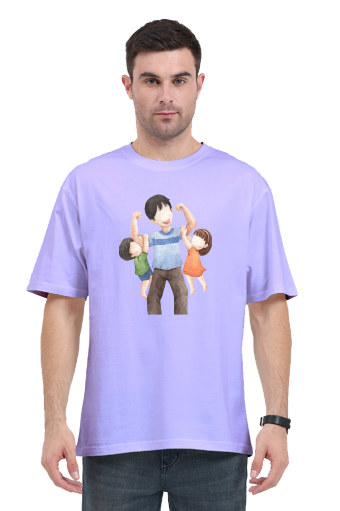 Oversized T Shirt For Women dad daughter son Oversized T Shirts Anime