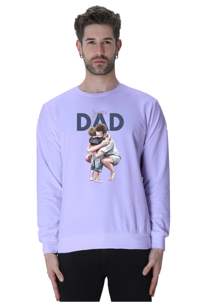 sweatshirts for men super dad sweatshirts for men white