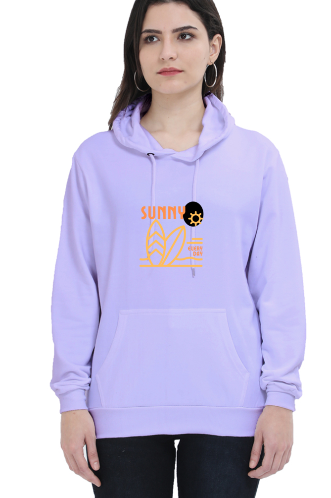 hoodies for women sunny printed hoodie