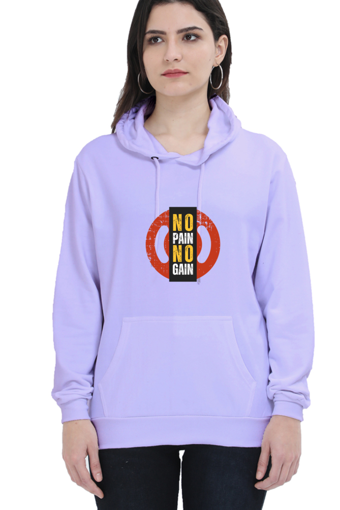 hoodies for women's no pain no gain hoodies for women grey