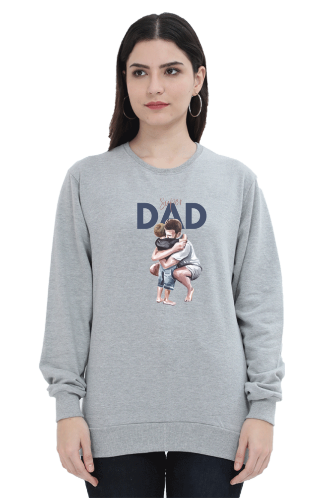 sweatshirts for women super dad black sweatshirt women