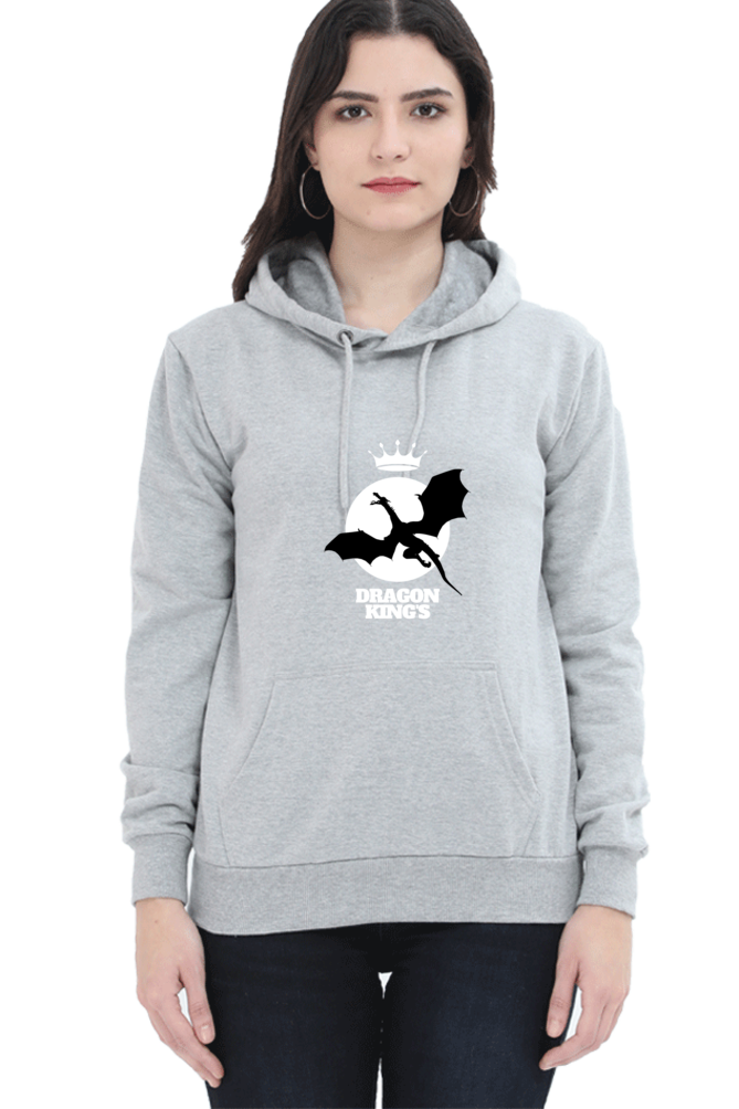 hoodies for women's dragon king printed hoodie