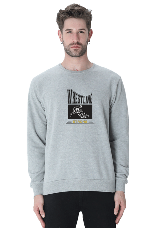 sweatshirts for men wrestling grey sweatshirt men