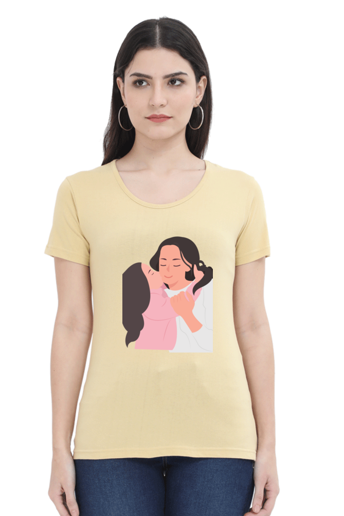 printed t shirts for women mom and daughter printed t shirts ladies