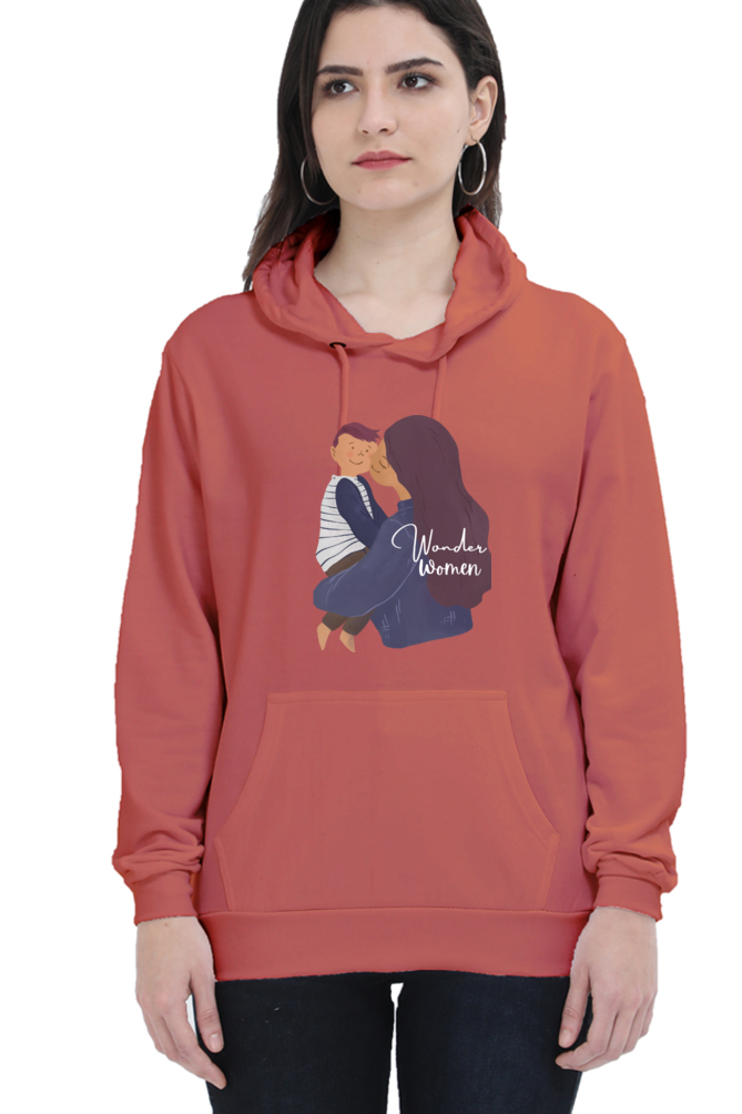 hoodies for women's wonder women printed hoodie