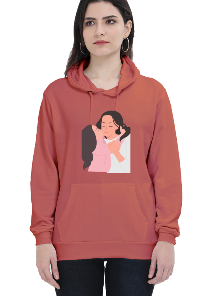 hoodies for women's mom and daughter printed hoodies for women