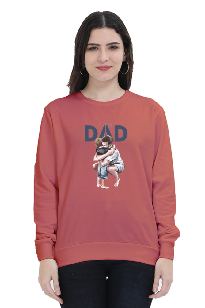 sweatshirts for women super dad black sweatshirt women