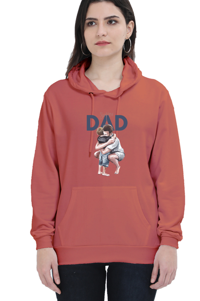 hoodies for women's super dad hoodies for women white