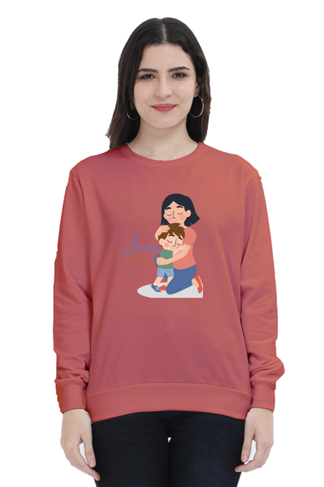 sweatshirts for women amazing mom sweatshirts for women white