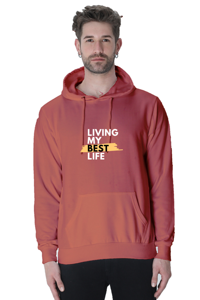 Hoodies Essential living my best life hoodies heavyweight